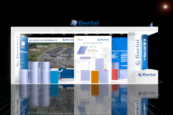 Lo stand di Fiorini Industries all'Ish di Francoforte