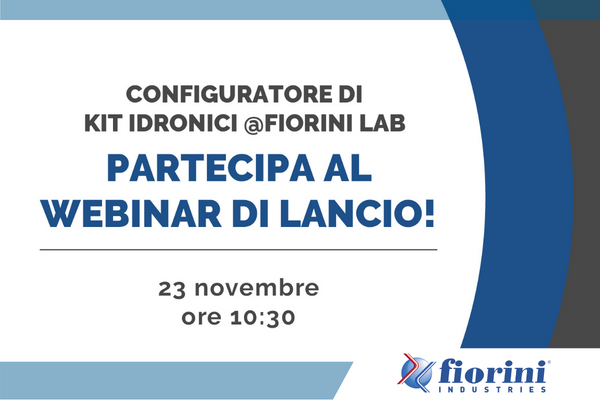 Webinar configuratore kit idronici Fiorini